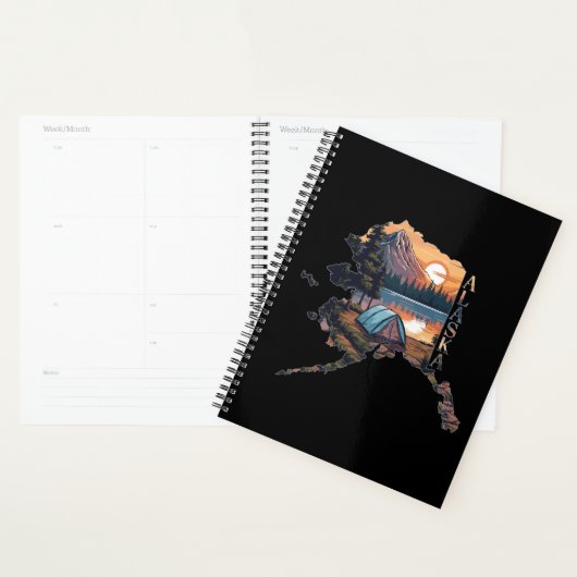 Alaska Overzicht Kamperen Planner (Display)