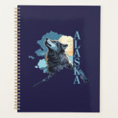 Alaska Overzicht Wolf en Maan Planner (Voorkant)