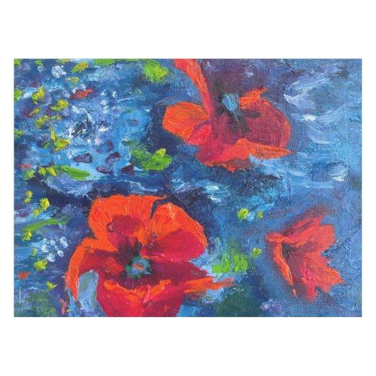 alaska papavers tafelkleed (Voorkant (Horizontaal))