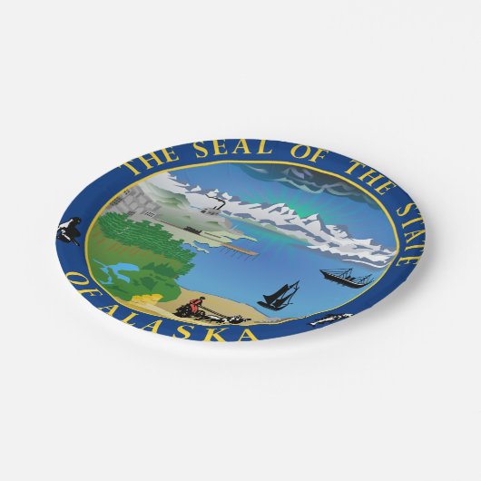 Alaska Papieren Bordje (Gekanteld)