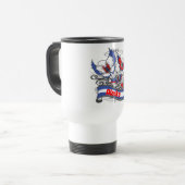 Alaska Patriotism Butterfly Reisbeker (Voorkant links)