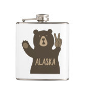 Alaska Peace Beer Heupfles (Voorkant)