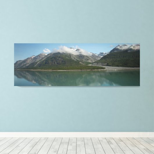 Alaska per zee canvas afdruk (Insitu (Houten vloer))