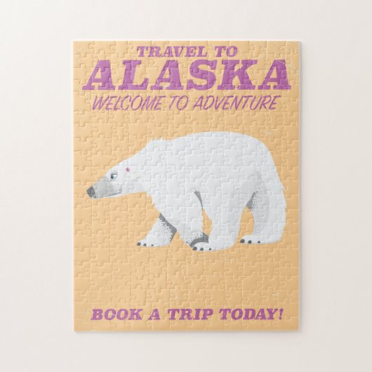 Alaska Polar Beer vintage poster Legpuzzel (Verticaal)