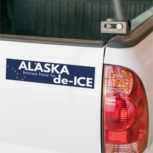 Alaska political bumper sticker (Op Truck)