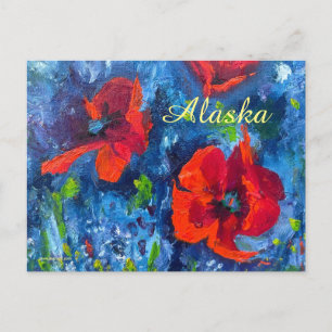 Alaska Poppies Briefkaart