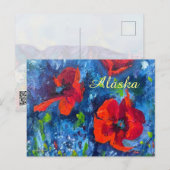 Alaska Poppies Briefkaart (Voorkant / Achterkant)