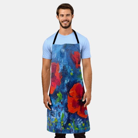 Alaska Poppies Schort (Gedragen)