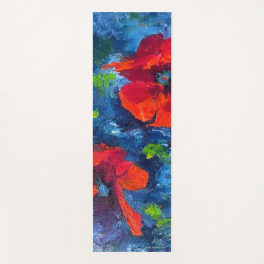 Alaska Poppies Yoga Mat (Voorkant)