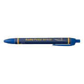Alaska Postal Service Dog Sled Blauwe Inkt Pen (Bodem)