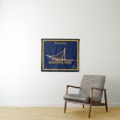 Alaska Postal Service Dog Sled Wandkleed (In Situ (horizontaal))