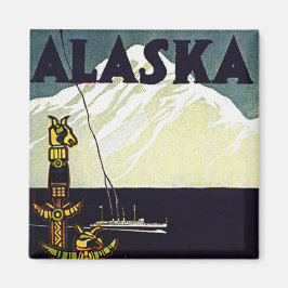 Alaska poster Magneet