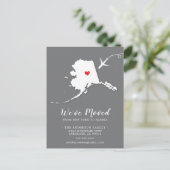 ALASKA-postkaart van de staat van verzending Briefkaart (Staand voorkant)