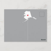 ALASKA-postkaart van de staat van verzending Briefkaart (Achterkant)