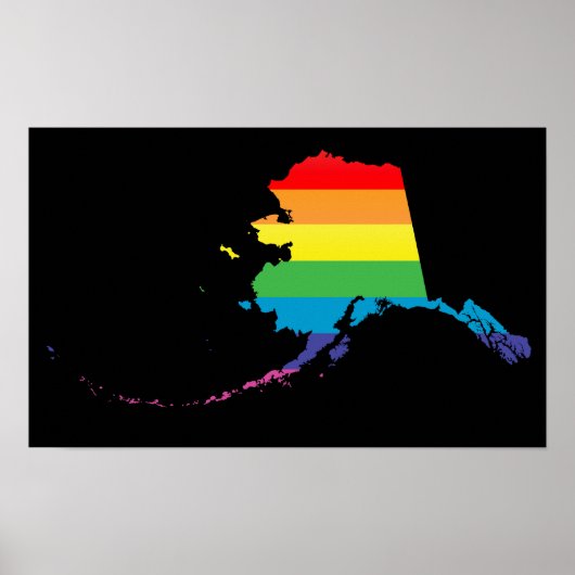 alaska pride. gestript. poster (Voorkant)