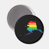 alaska pride . magneet (Voorkant / Achterkant)