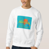 Alaska Pride Map Silhouette Trui (Voorkant)