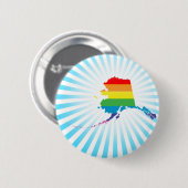 alaska pride . ronde button 5,7 cm (Voorkant /achterkant)