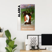 Alaska Print Western Reisposter Alaskaanse Kunst (Thuiskantoor)