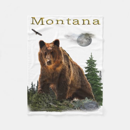 Alaska-producten Fleece Deken (Voorkant)