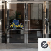 Alaska Raamsticker (Kantoordeur)