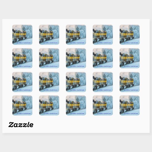 Alaska Railroad - Envelope Stickers (Vel)