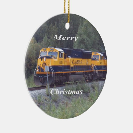 Alaska Railroad Keramisch Ornament (Rechts)