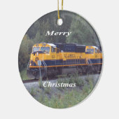 Alaska Railroad Keramisch Ornament (Links)