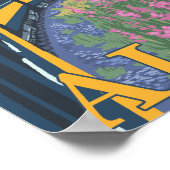 Alaska Railroad Scene - Anchorage, Alaska Poster (Hoek)