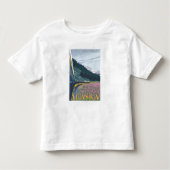 Alaska Railroad Scene - Matanuska Valley, Alaska Kinder Shirts (Voorkant)