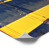 Alaska Railroad train & mountains Poster (Hoek)