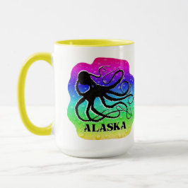 Alaska Rainbow Octopus - 15 oz. Mok