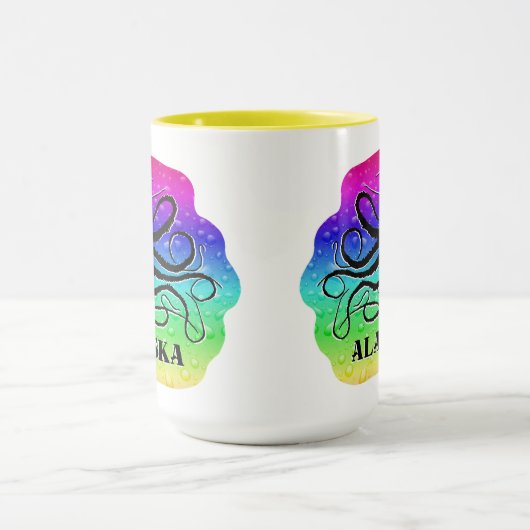Alaska Rainbow Octopus - 15 oz. Mok (Midden)