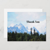 Alaska Range Berg Landschap Foto Bedankt Briefkaart (Voorkant / Achterkant)