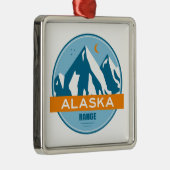 Alaska Range Metalen Ornament (Rechts)