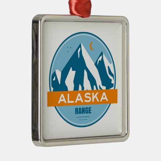 Alaska Range Metalen Ornament (Rechts)