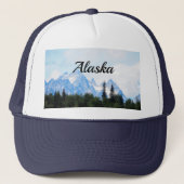 Alaska Range Mountain Landscape Foto Trucker Pet (Voorkant)