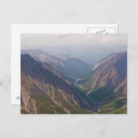 Alaska Range Mountains, Alaska, Verenigde Staten Briefkaart (Voorkant / Achterkant)
