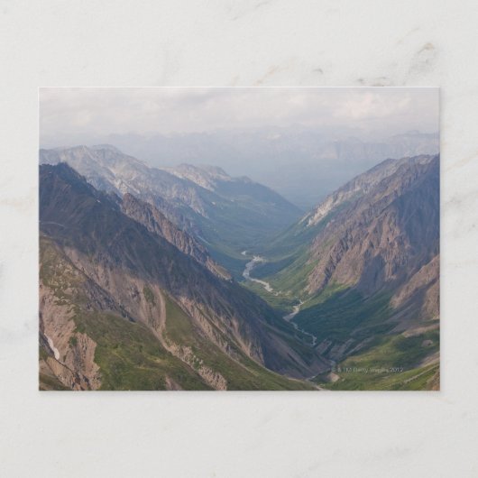 Alaska Range Mountains, Alaska, Verenigde Staten Briefkaart (Voorkant)