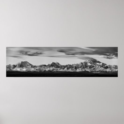 Alaska Range Panorama Poster (Voorkant)