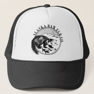 Alaska Raw Fur Logo Trucker Pet