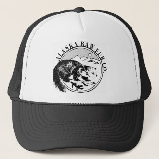 Alaska Raw Fur Logo Trucker Pet