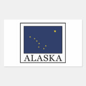Alaska Rechthoekige Sticker (Voorkant)