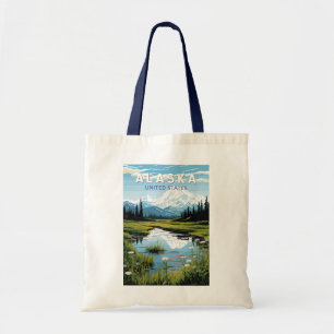 Alaska Reis Kunst Antiek Tote Bag