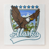 Alaska Reis Patch Legpuzzel (Verticaal)