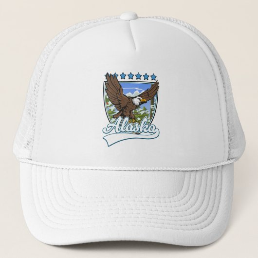 Alaska Reis Patch Trucker Pet (Voorkant)