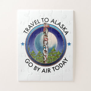 Alaska reislogo legpuzzel