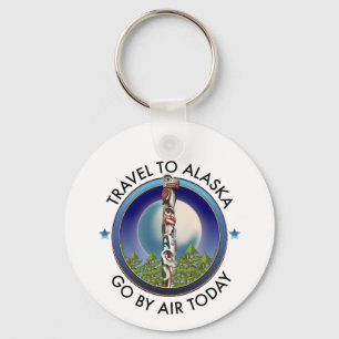 Alaska reislogo sleutelhanger