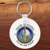 Alaska reislogo sleutelhanger (Achterkant)