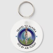 Alaska reislogo sleutelhanger (Achterkant)